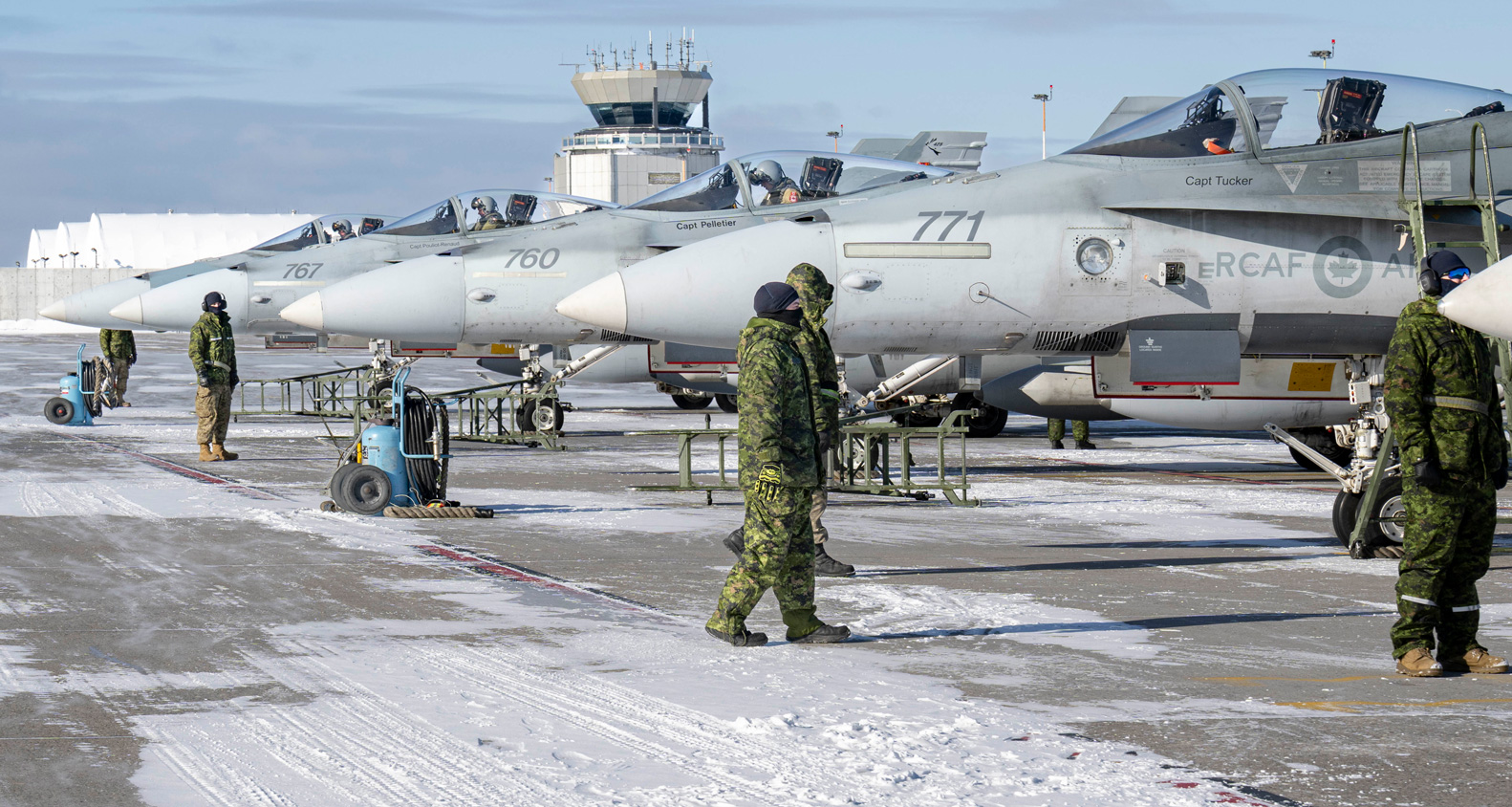 Jets on the tarmac