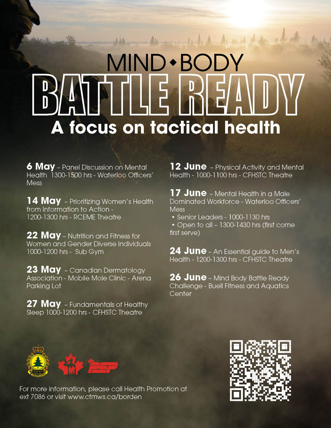 Mind Body Battle Ready Poster