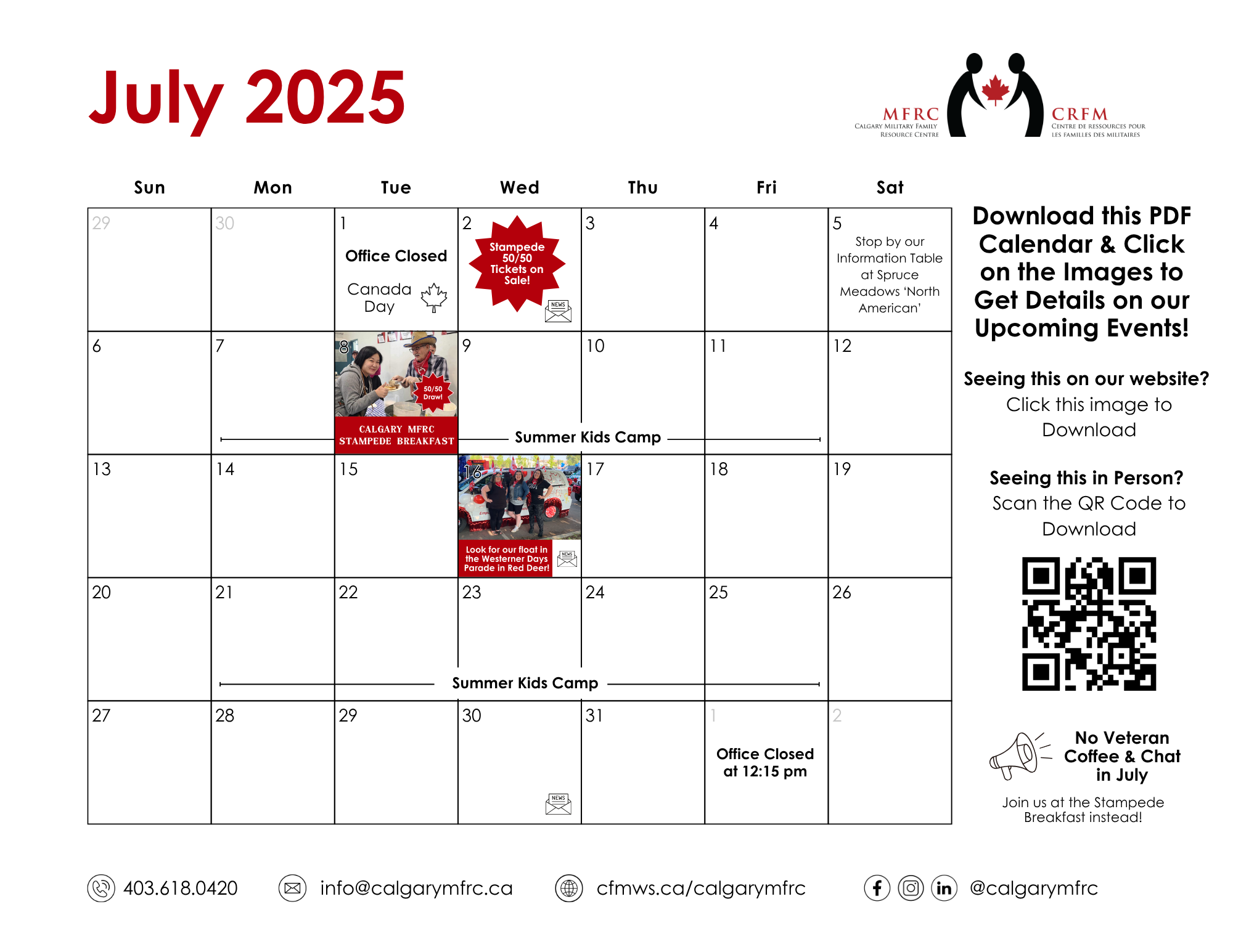 July Calendar