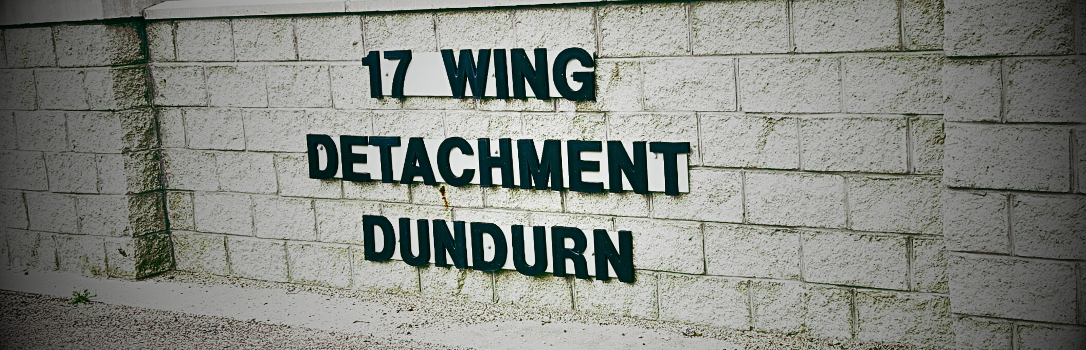 detachment entrance sign