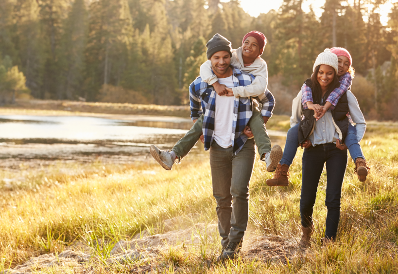 Family in a Field 