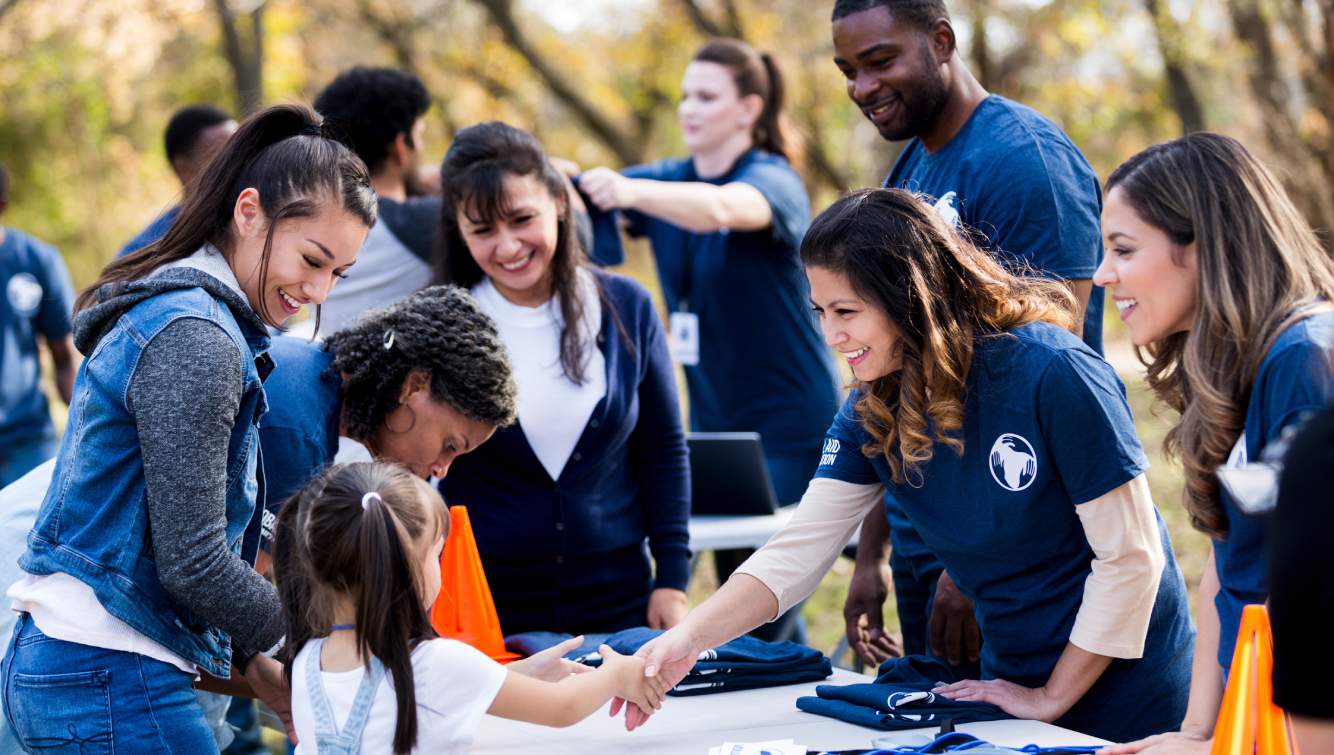 Volunteer workers