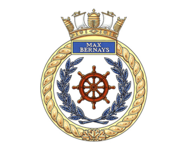 Ship crest for HMCS Max Bernays.
