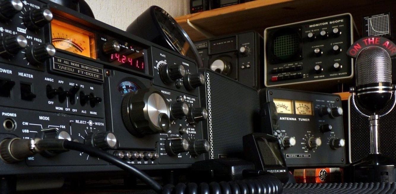Picture of amateur radio equipment
