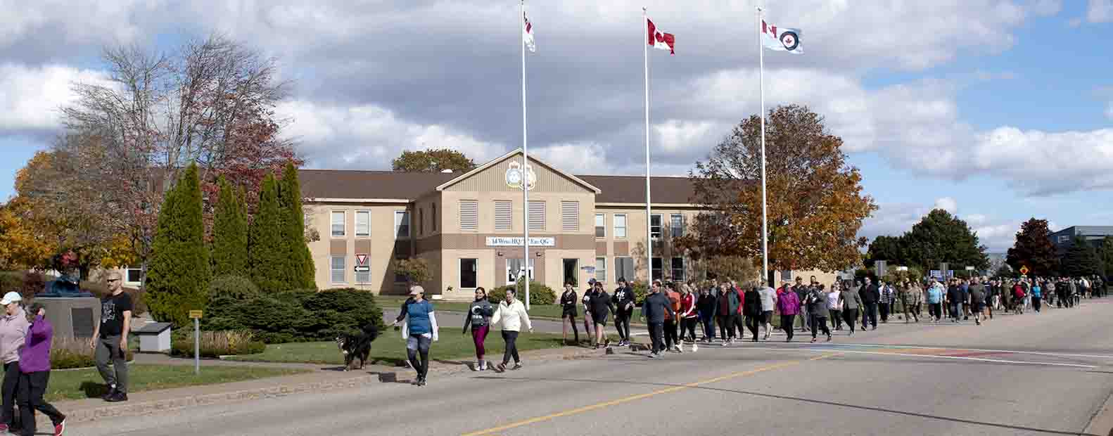 People walking