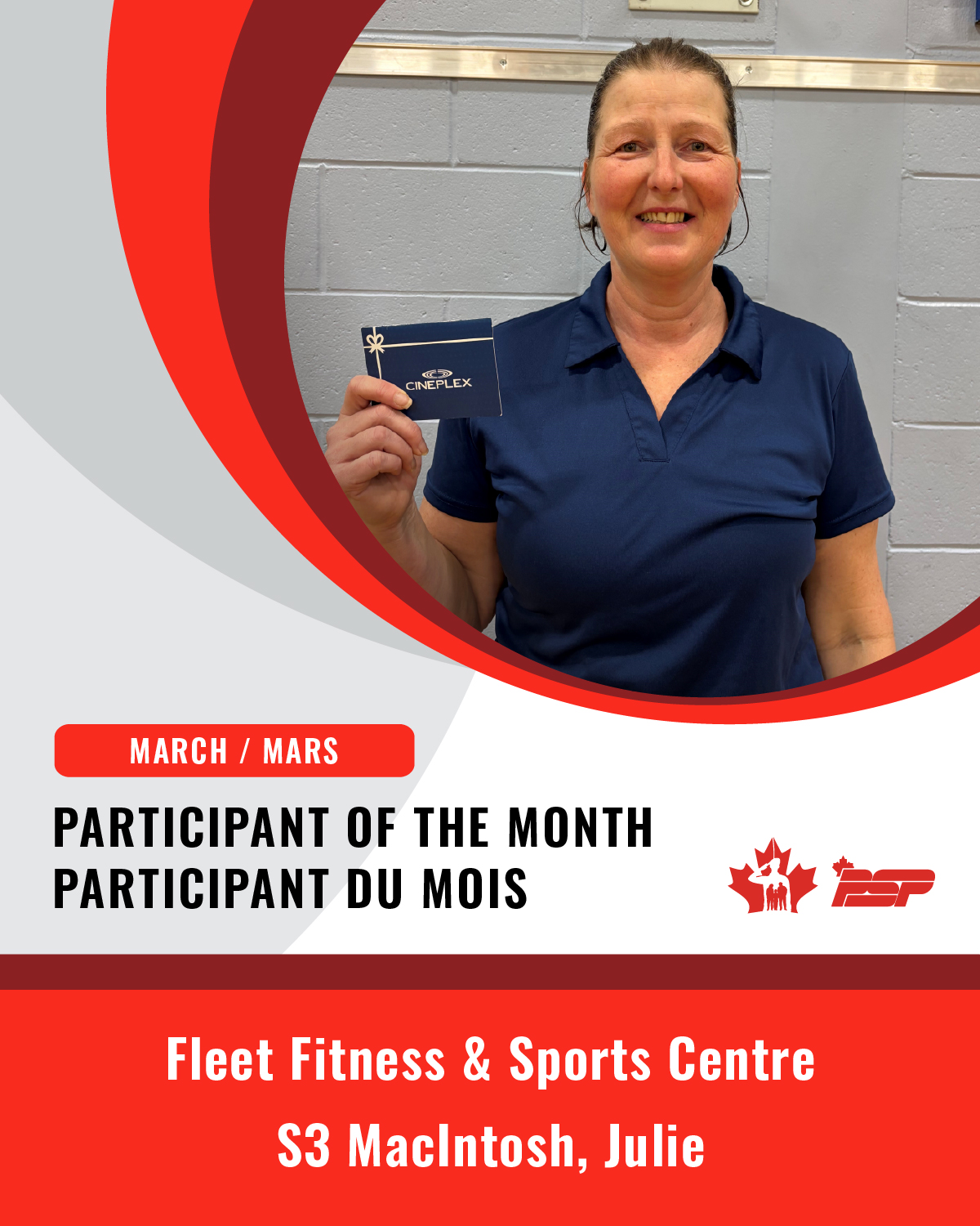 Participant of the Month