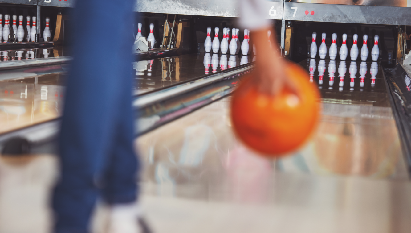 person bowling