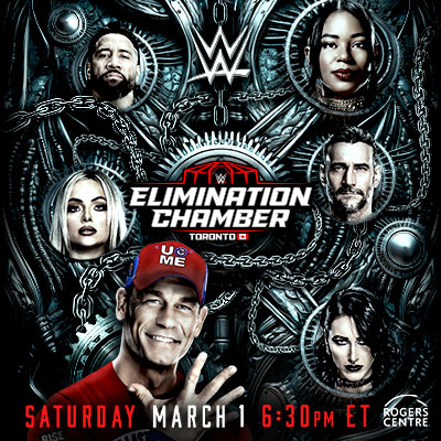 Elimination Chamber event poster