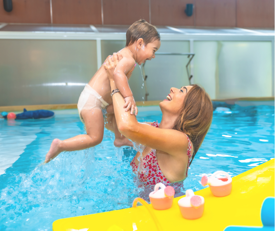 Toddler swimming