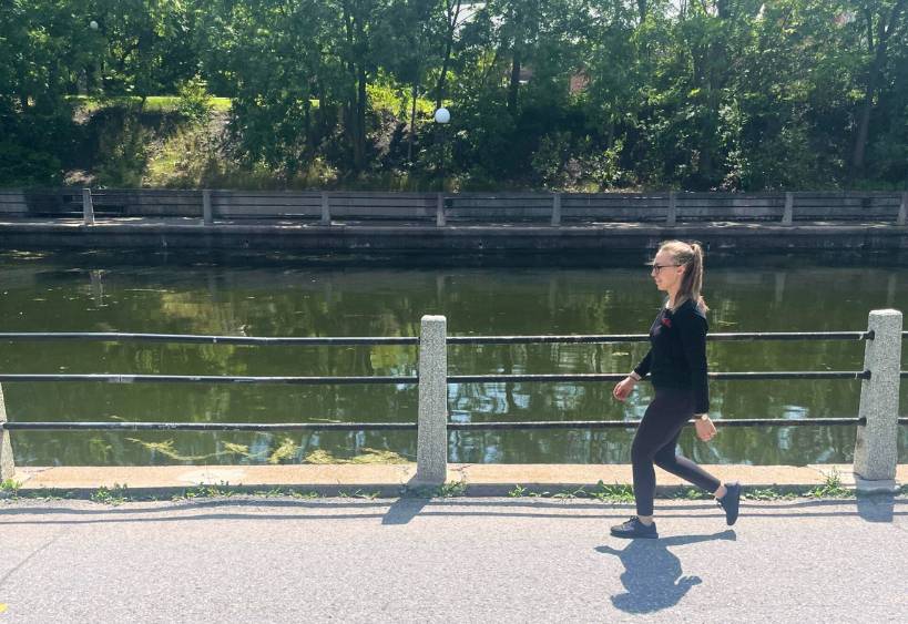 Woman walking