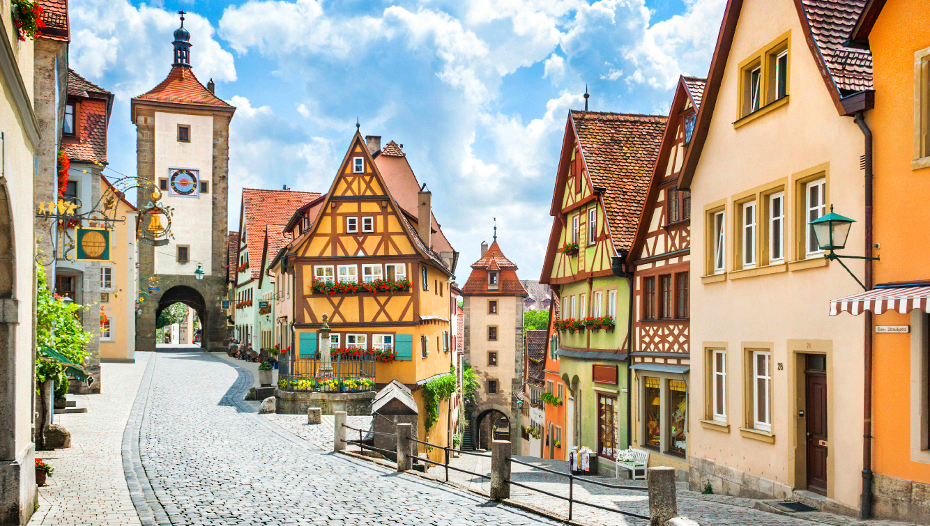 colorful buildings