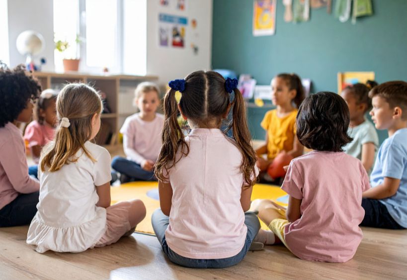 Children in a small class