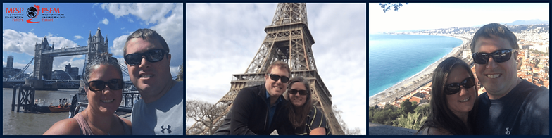 Isabelle and Brian Smith in Europe