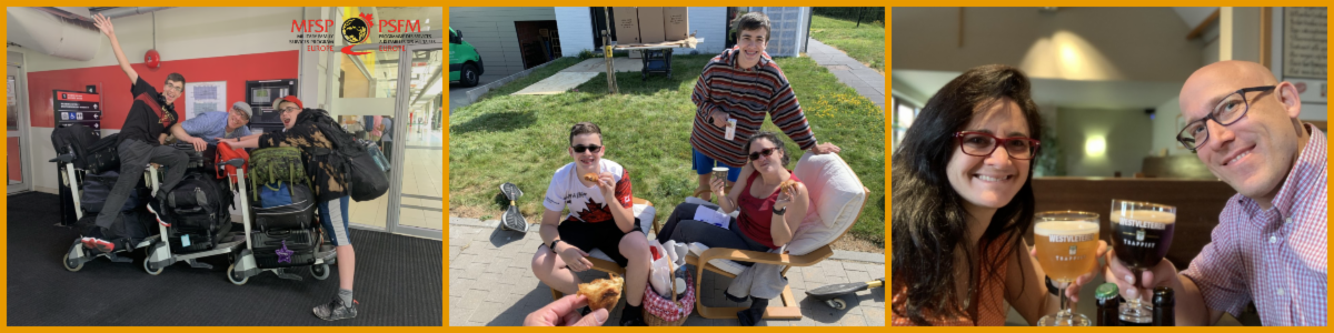 Kim Esselaar and her family