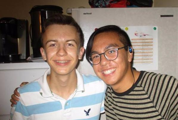 Naples YEP participants Ian Graham and Joshua Nguyen. Photo by Sandra Nielsen