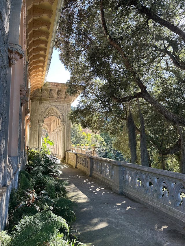 Monserrate Palace Scenic Walkway in Sintra