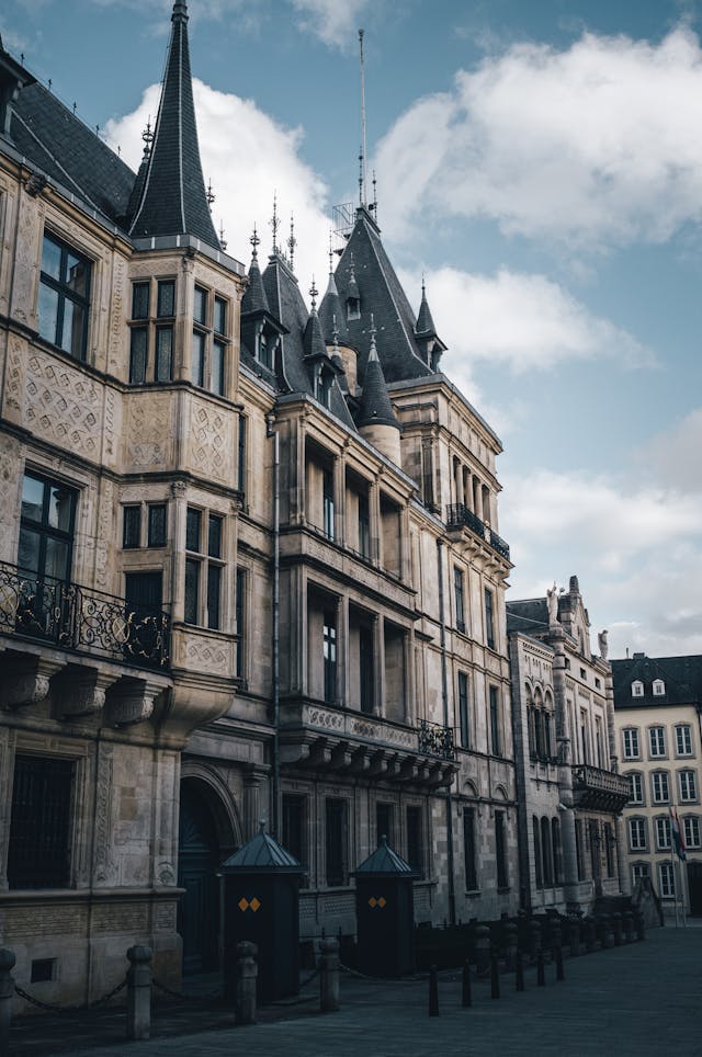 Facade of the Grand Ducal Palace, Luxembourg