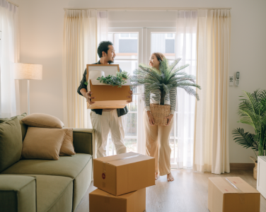 people moving boxes