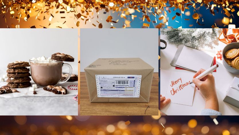 holiday wrapping party