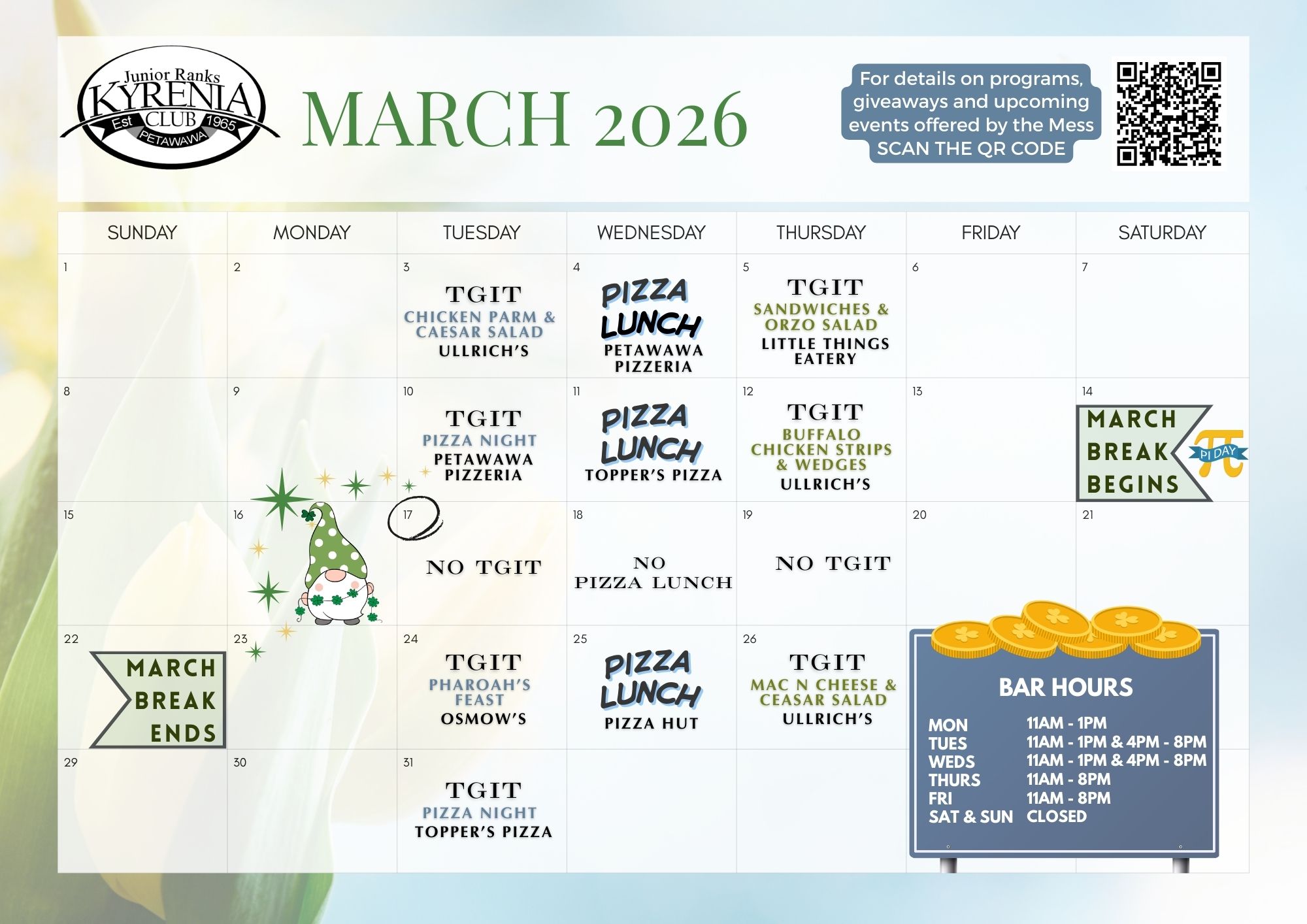March Calendar