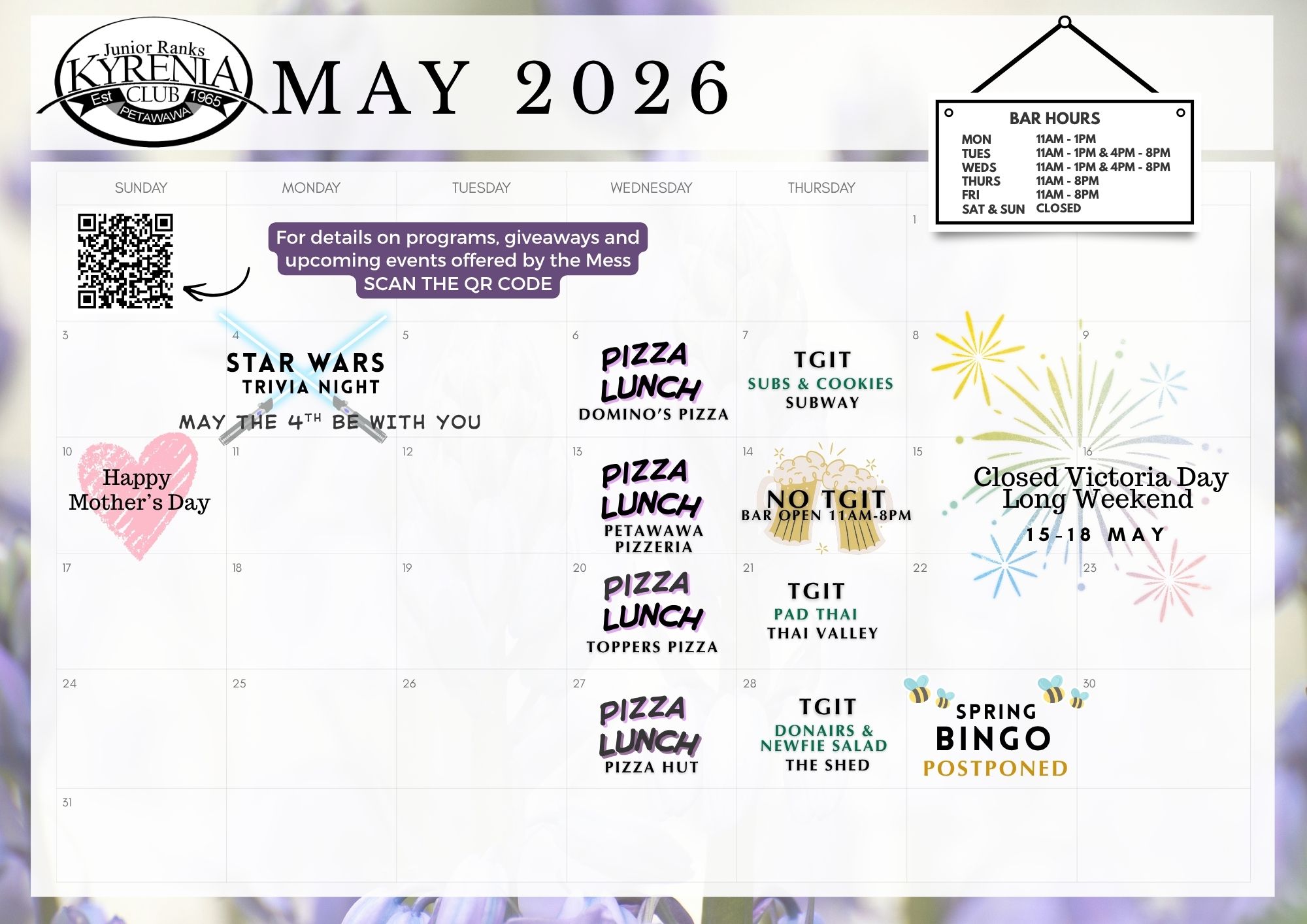 May Calendar