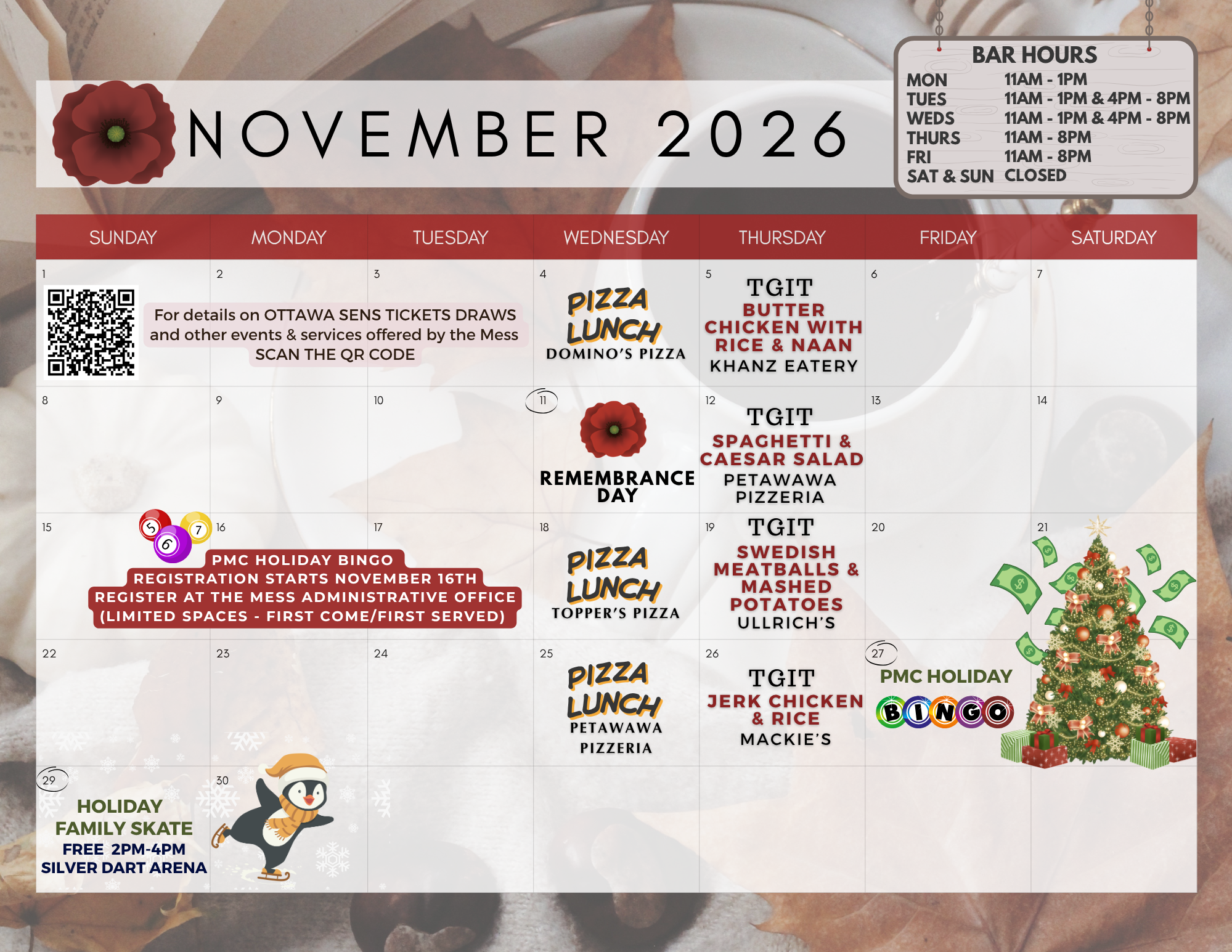 November Calendar