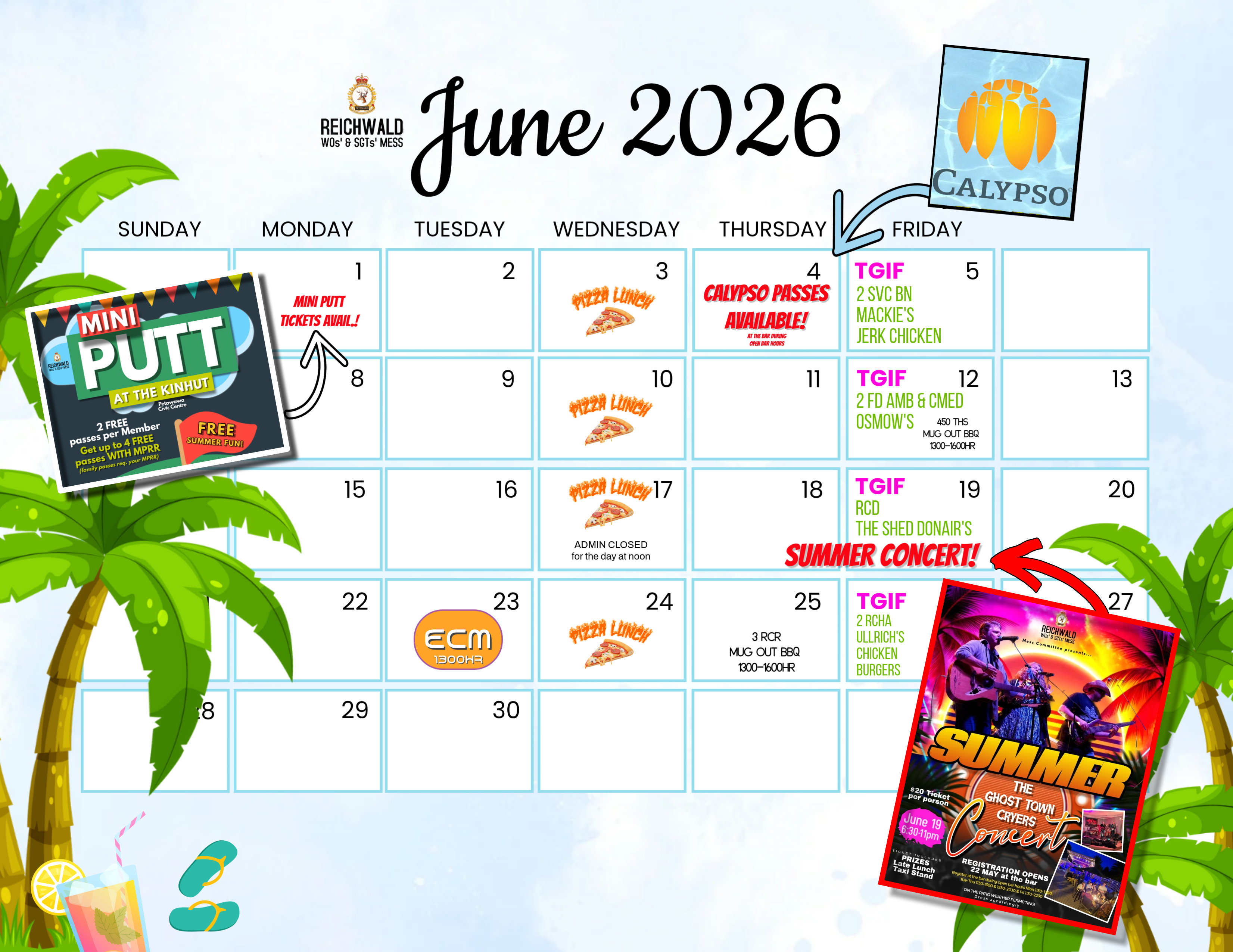 June calendar