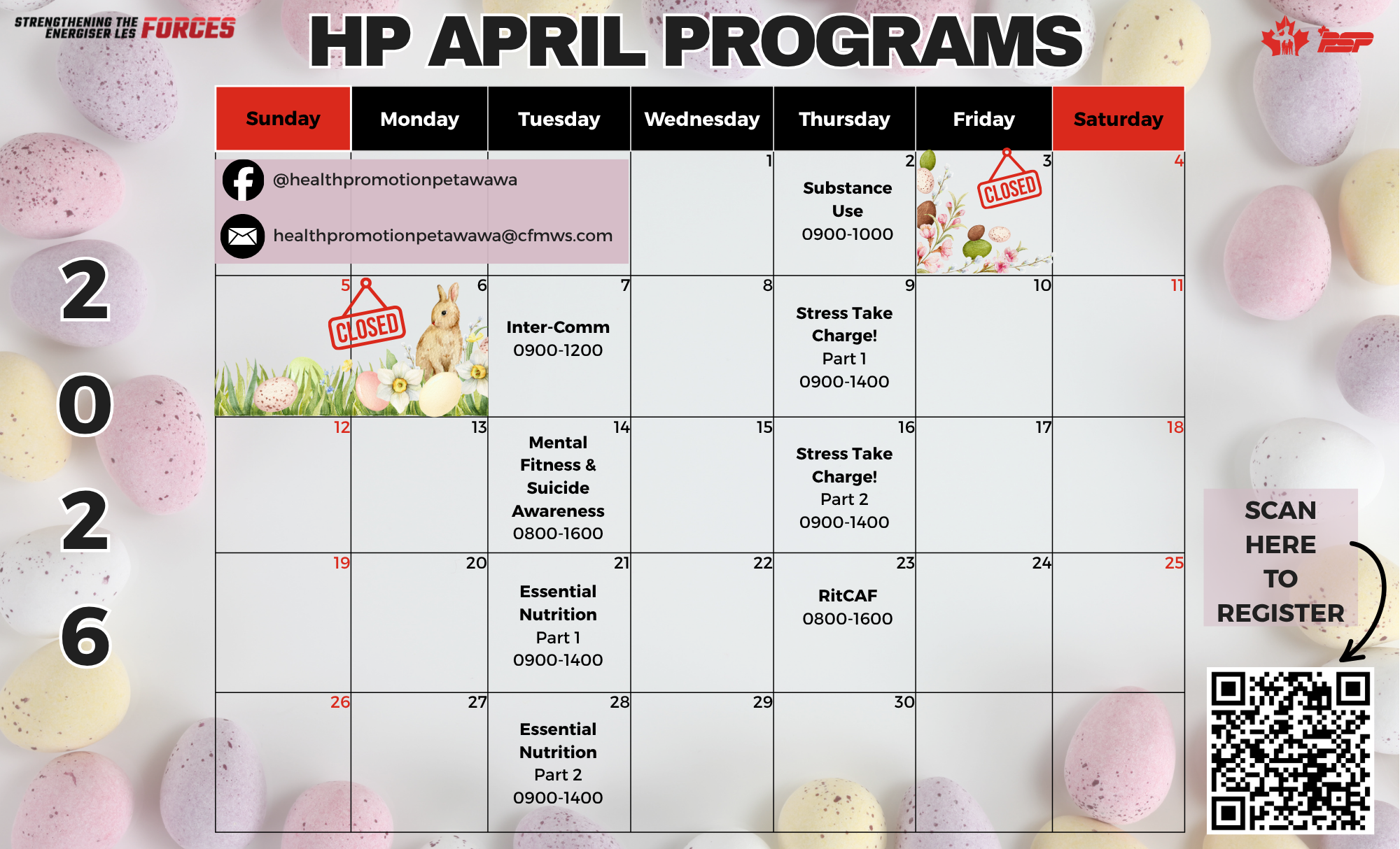 April calendar