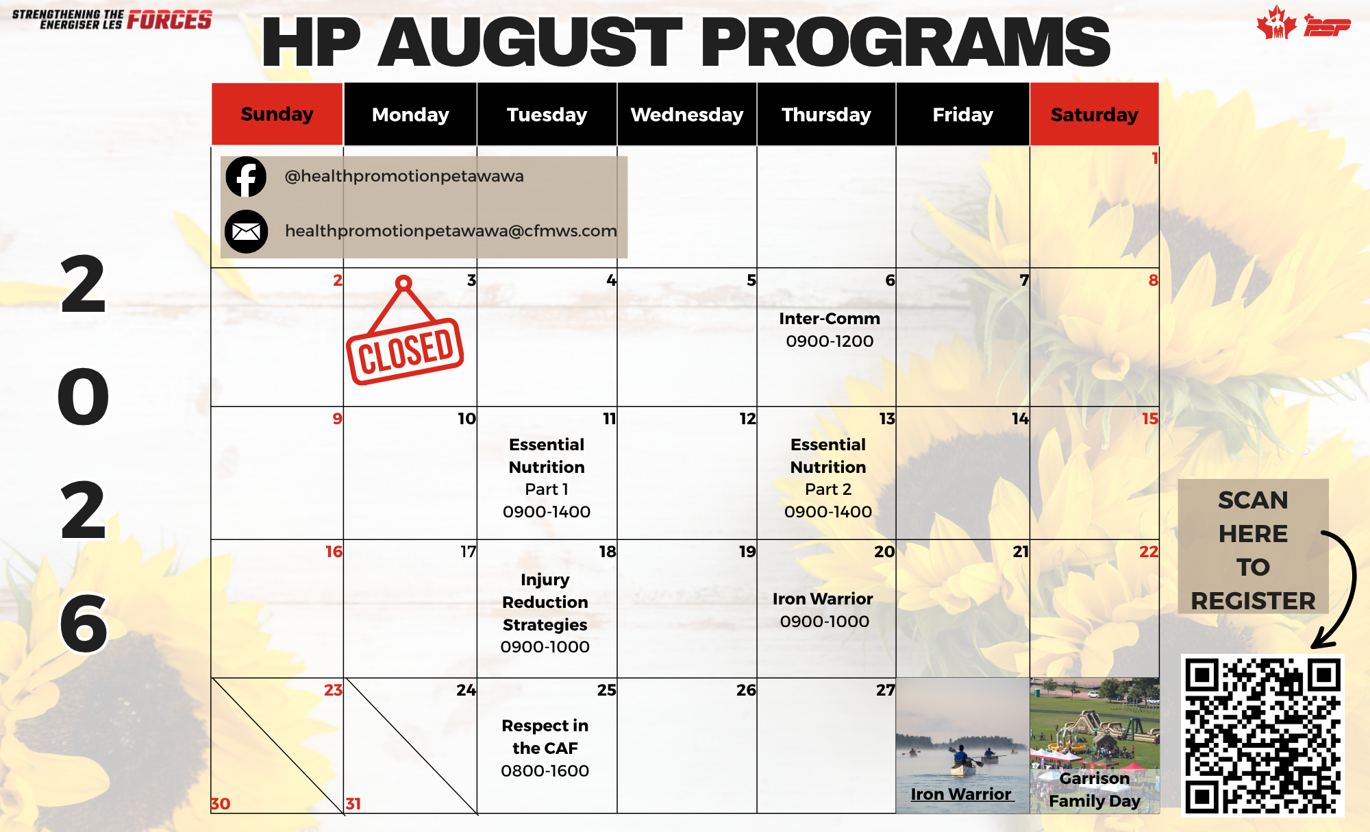 August Calendar