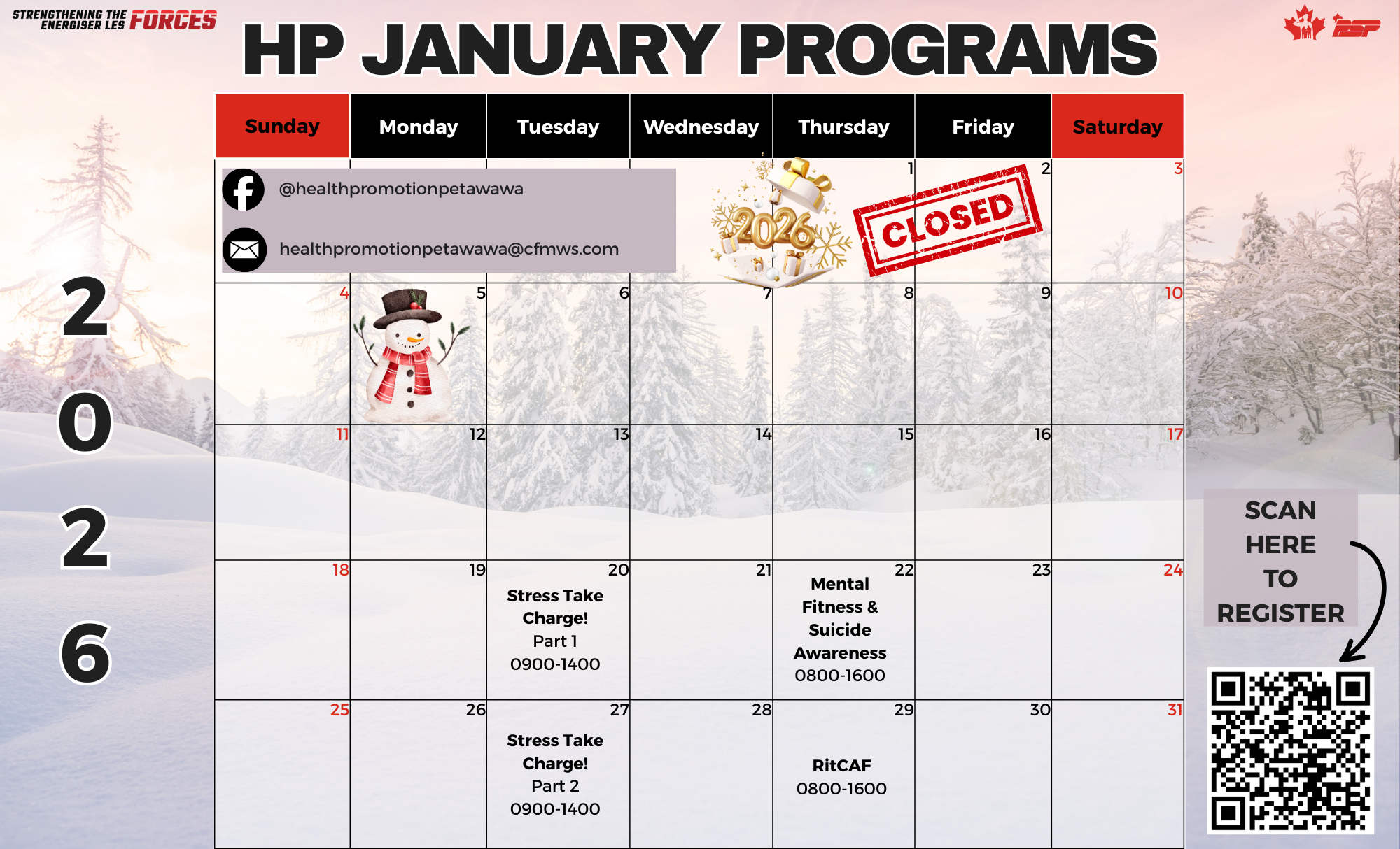 January Calendar