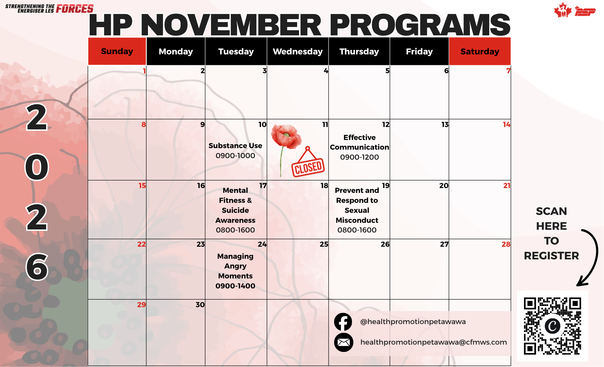 November calendar