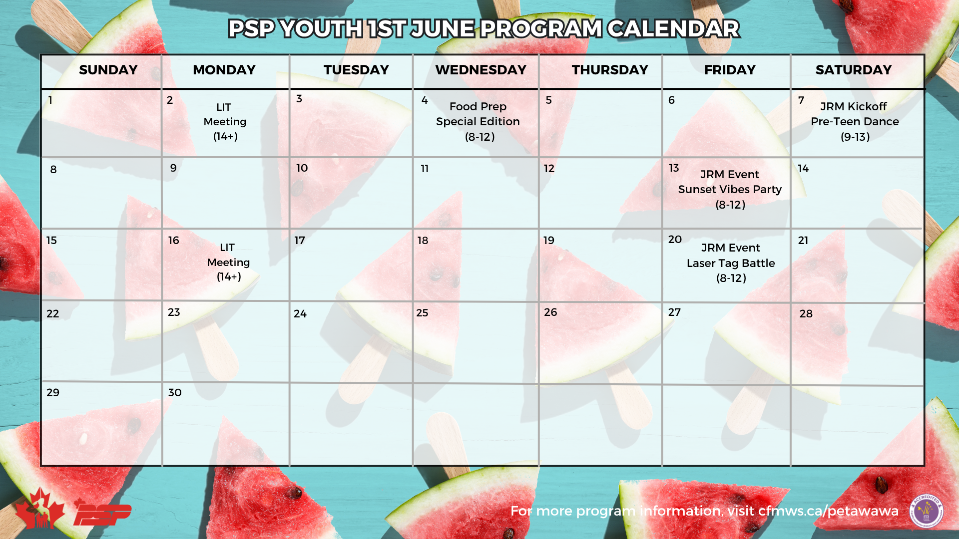 June Calendar