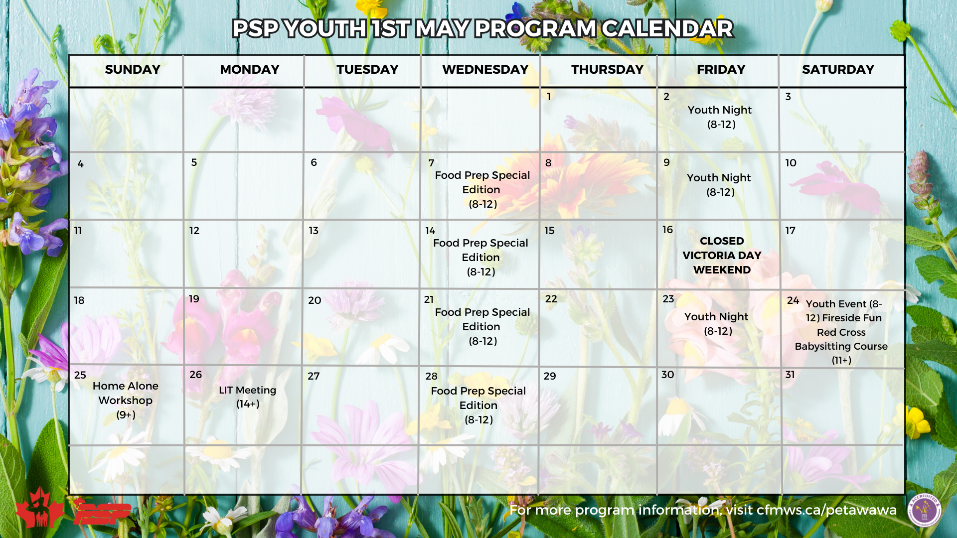 May calendar