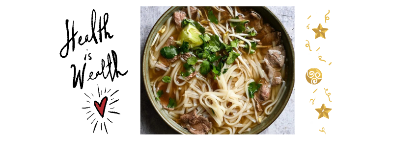 picture of a bowl of pho