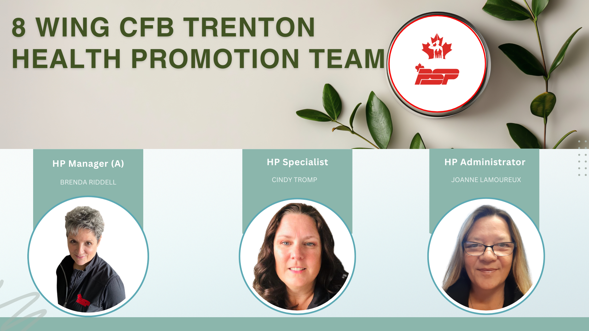 Picture of Current HP Team, Brenda, Cindy, Jo