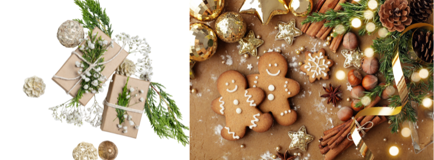 gingerbread men & Presents