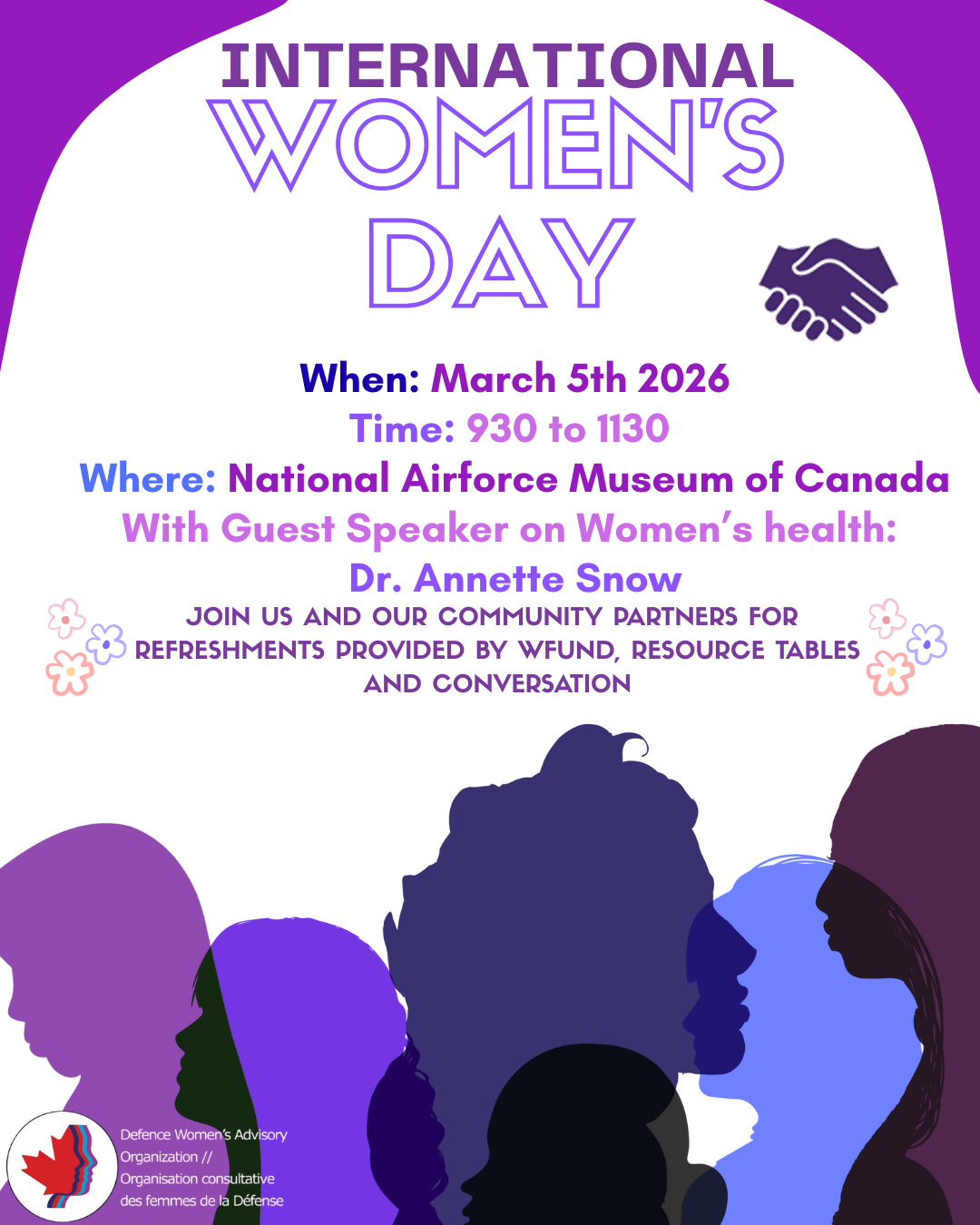 International women's day poster -March 5th 2026