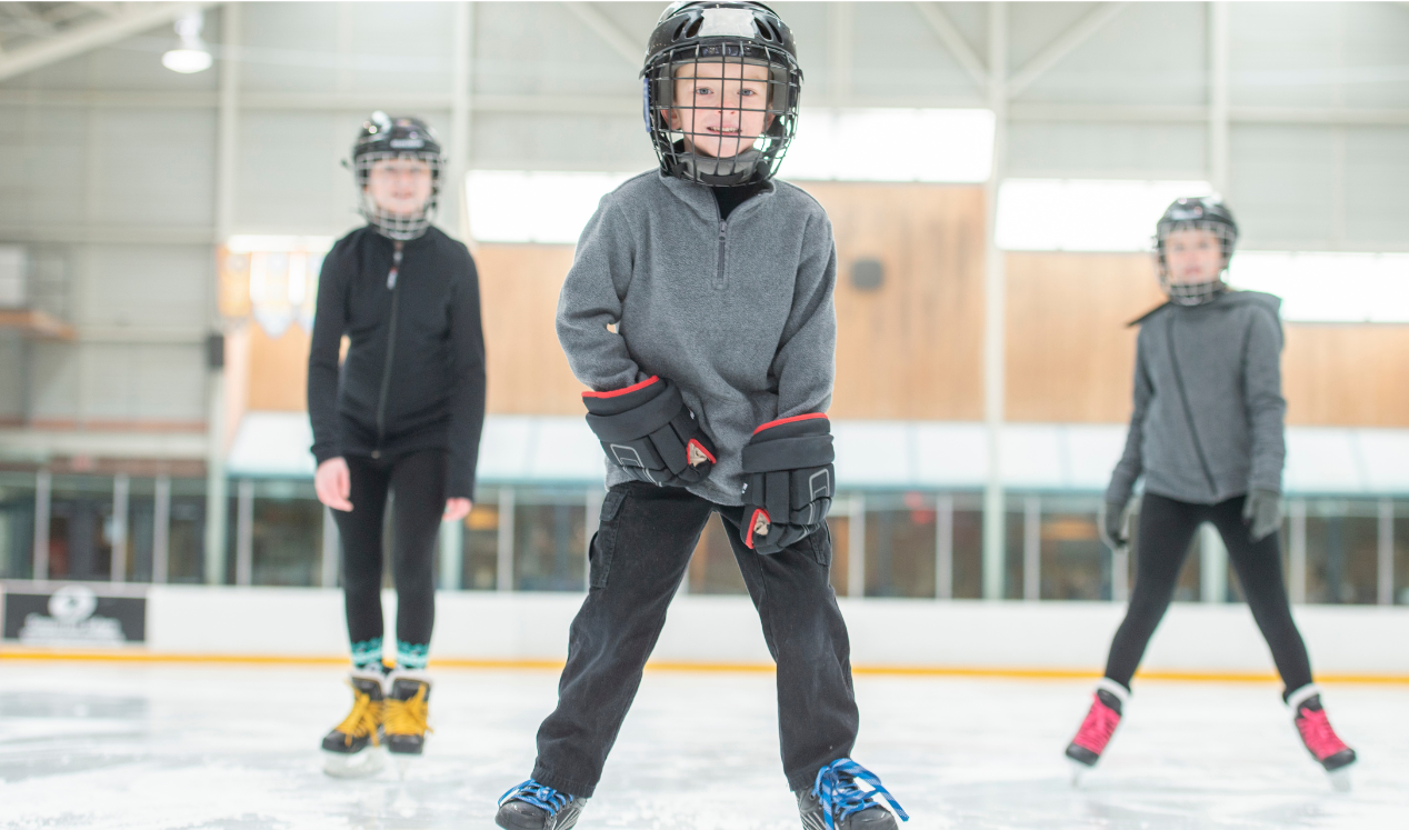 children skating