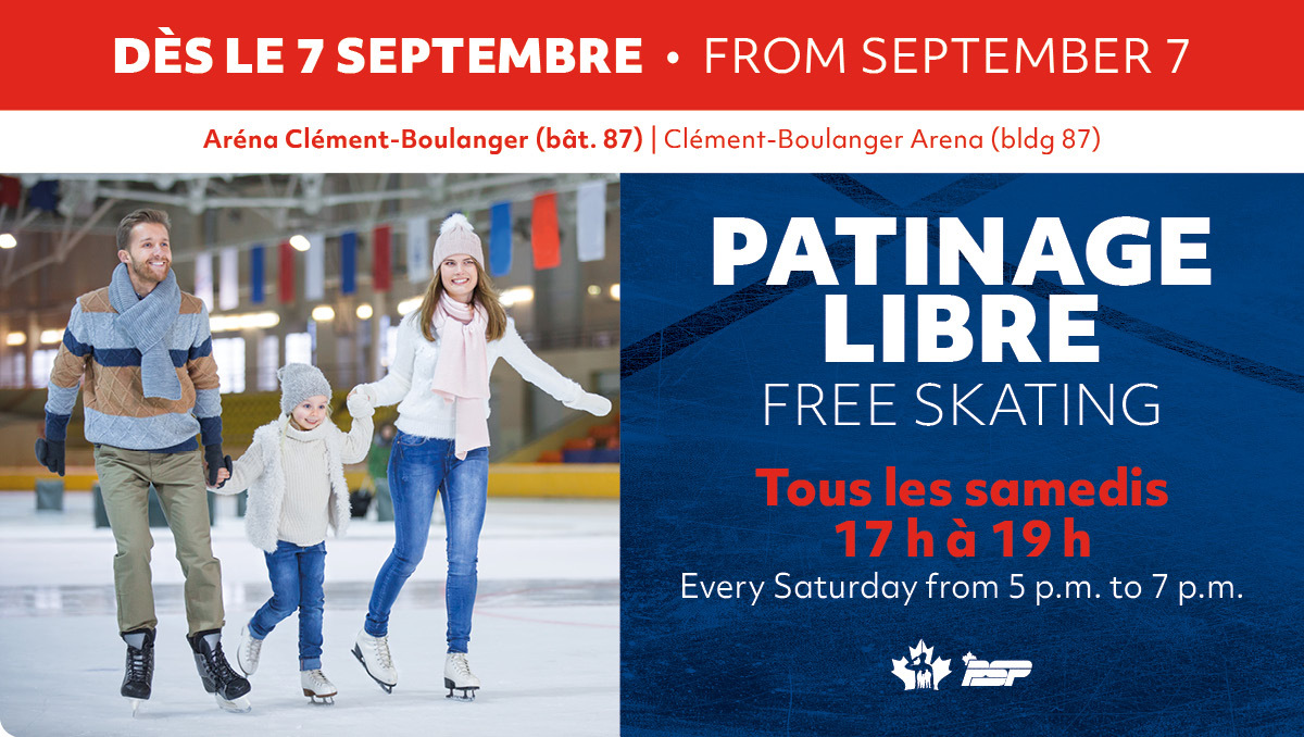 Patinage libre aréna valcartier