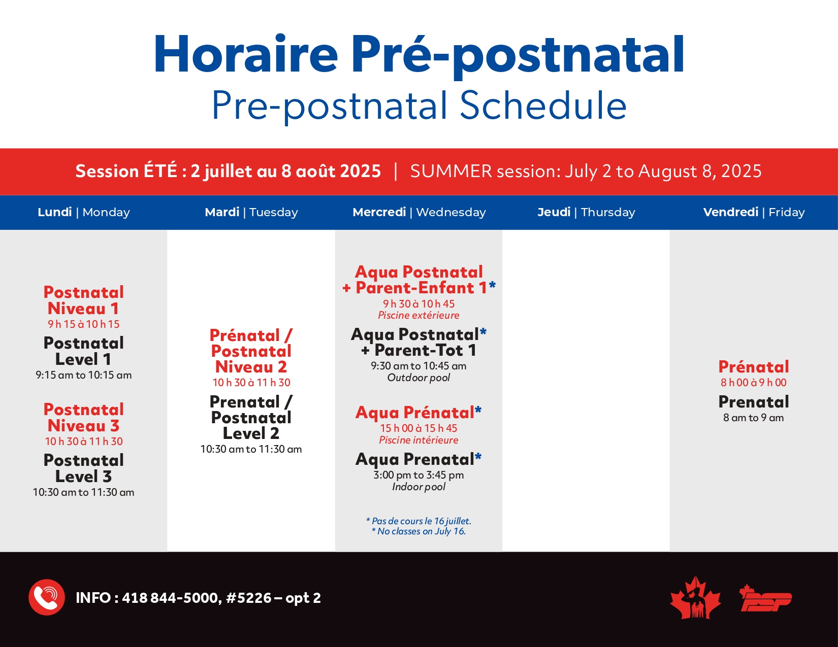 pre post natal classes