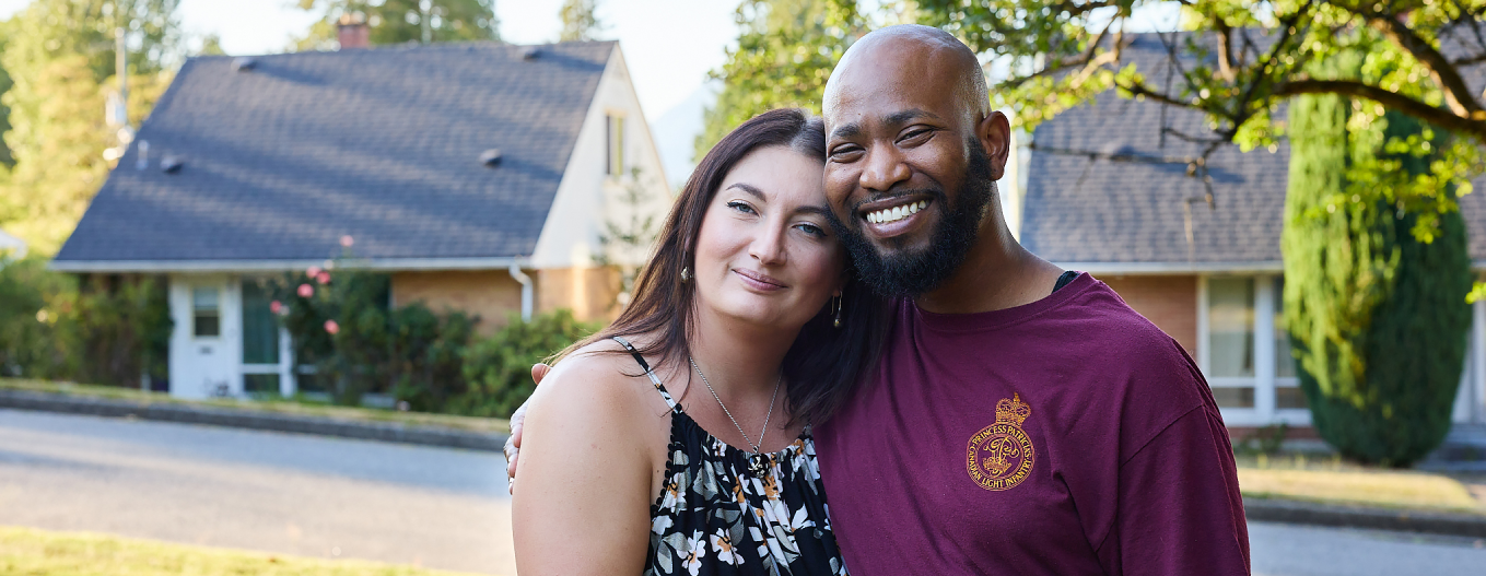 Smiling couple