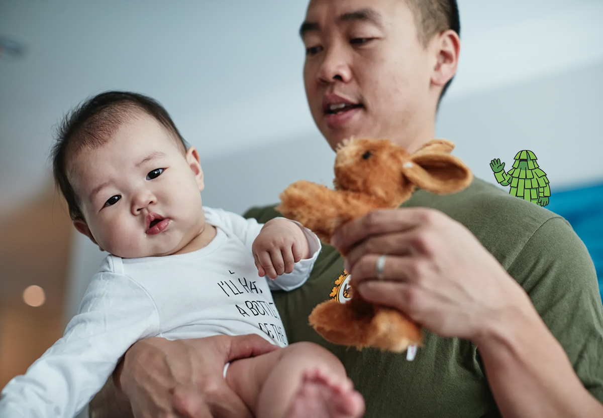 Father with his baby