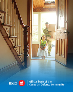 family moving into house, CDCB logo