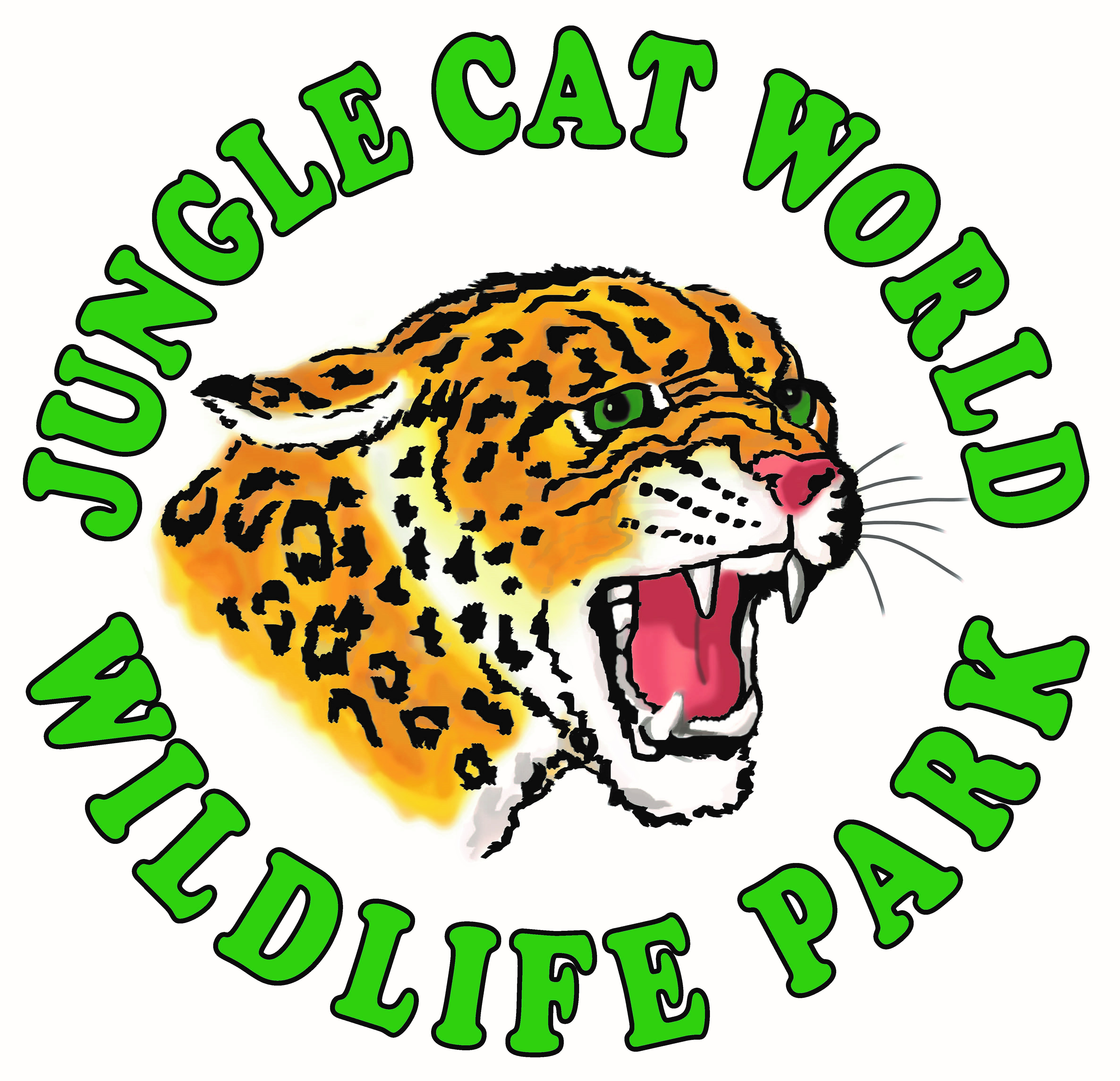 Jungle Cat World Wildlife Logo