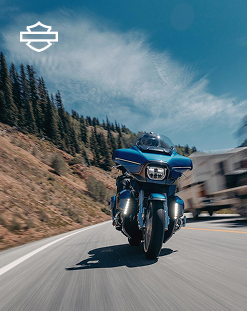 motorcycle driving on the highway