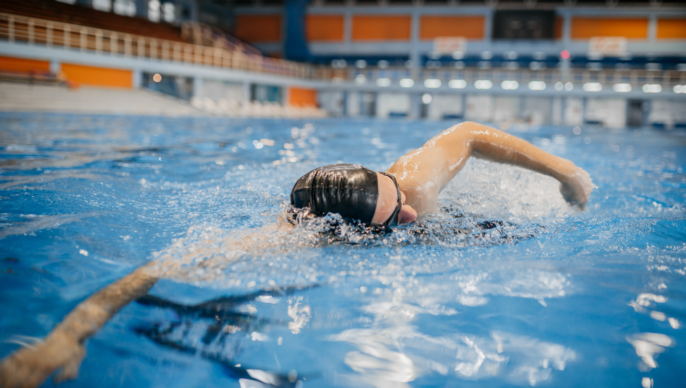 person swimming