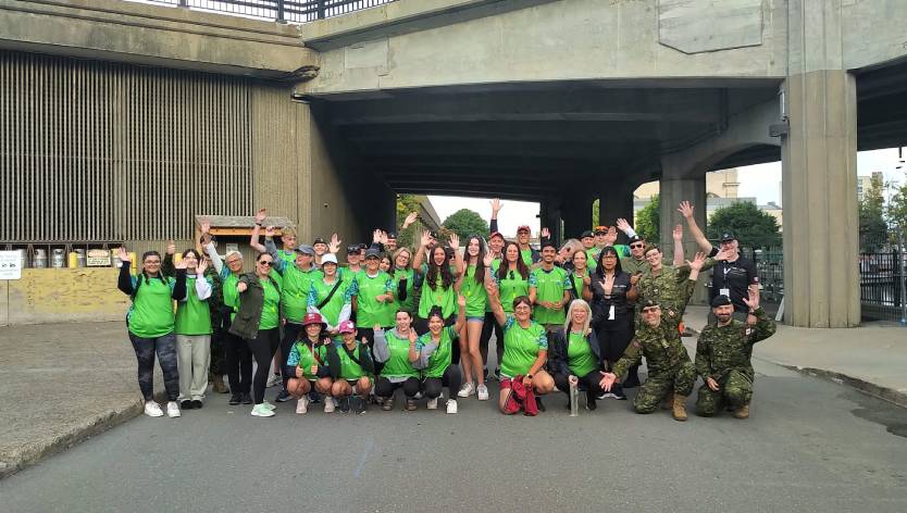 A group of volunteers