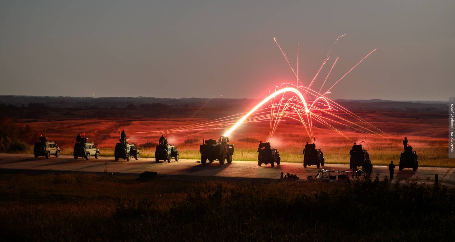 Soldiers in a cemetery