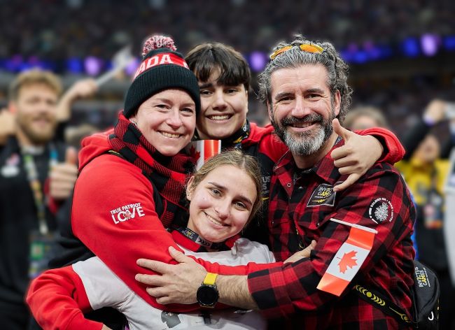 family attending Invictus Games