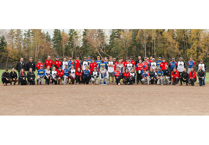 Slo-pitch Tournament baseball players